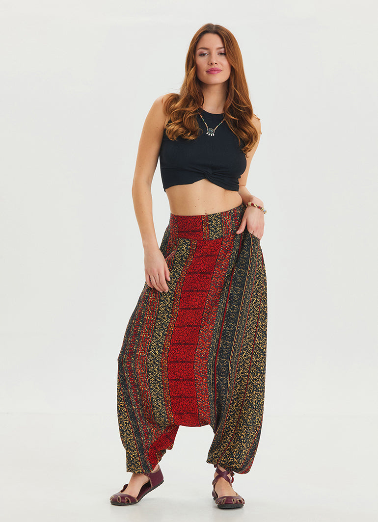 Tile Authentic Shalwar with Pocket Detail and Tied Leg 4475