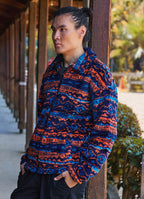 Relaxed Cut Long Sleeve Orange Mens Shirt 4775