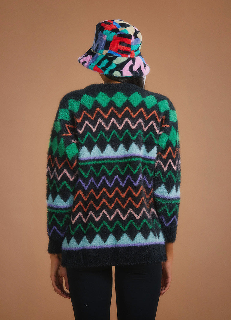 Multicolored Bucket Women's Hat
