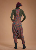 Halter Neck Ethnic Printed Cotton Jumpsuit