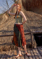 Mini Patterned Summer Skirt