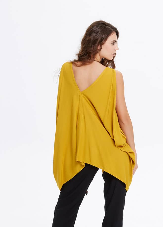 Cold Shoulder Top - B25yellow