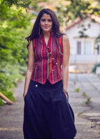 Gypsy Style Boho Wholesale Striped Shirt