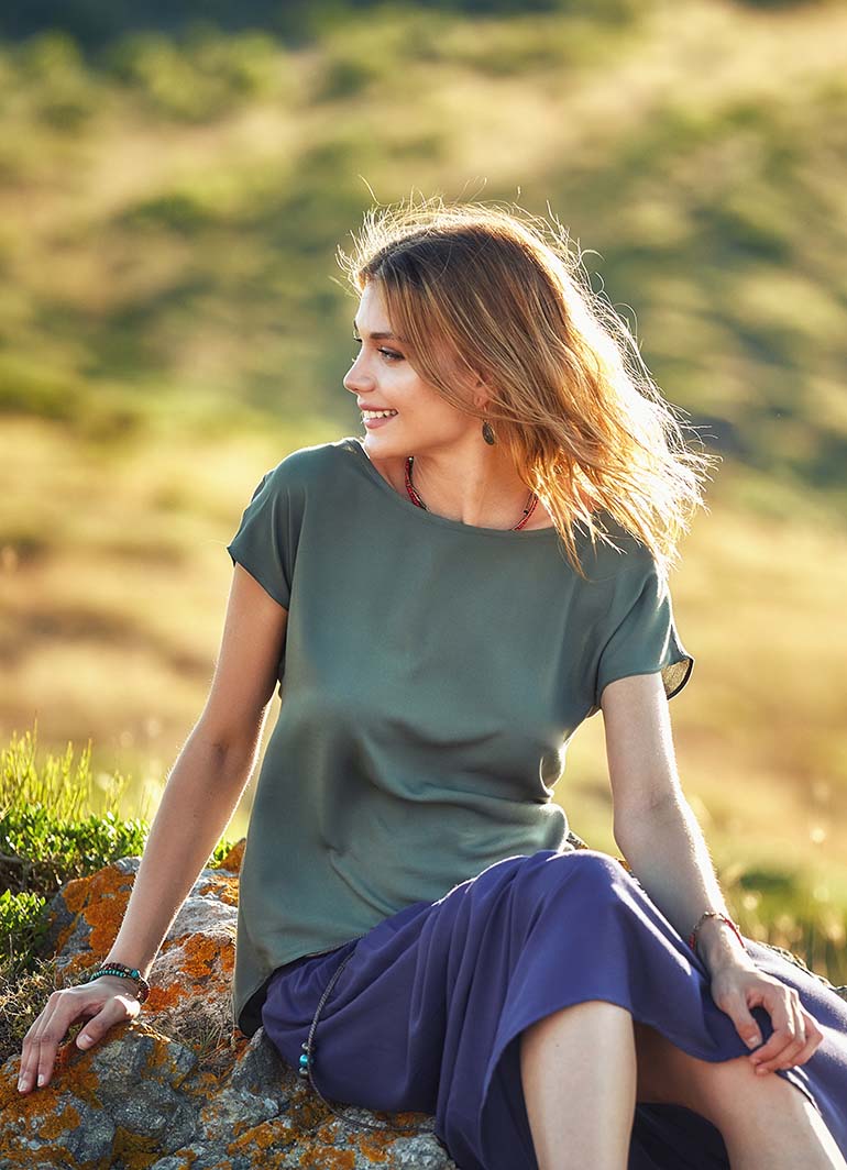 Boat Neck Top