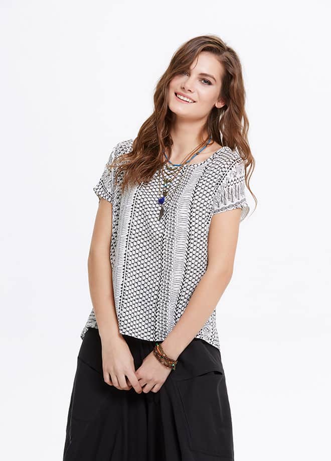 Boat Neck Top - B27bone