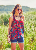 Boho Tunic Roma Pattern Top