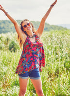 Boho Tunic Roma Pattern Top