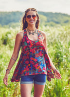 Boho Tunic Roma Pattern Top