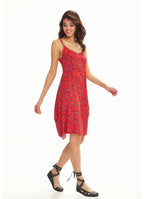 Boho Red Sundress