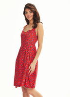 Boho Red Sundress