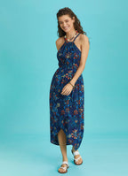 Floral Halter Neck Summer Dress