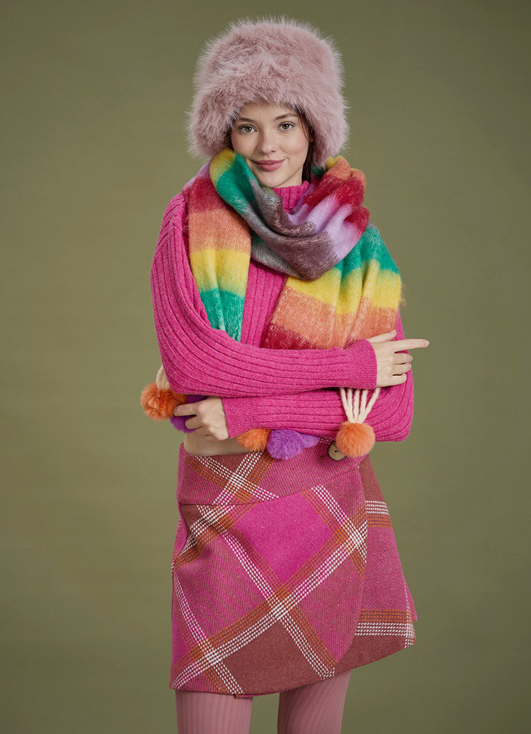 Plush Pink Hat