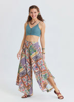 Blue Crop Top with Thin Straps and Button Detail  4916