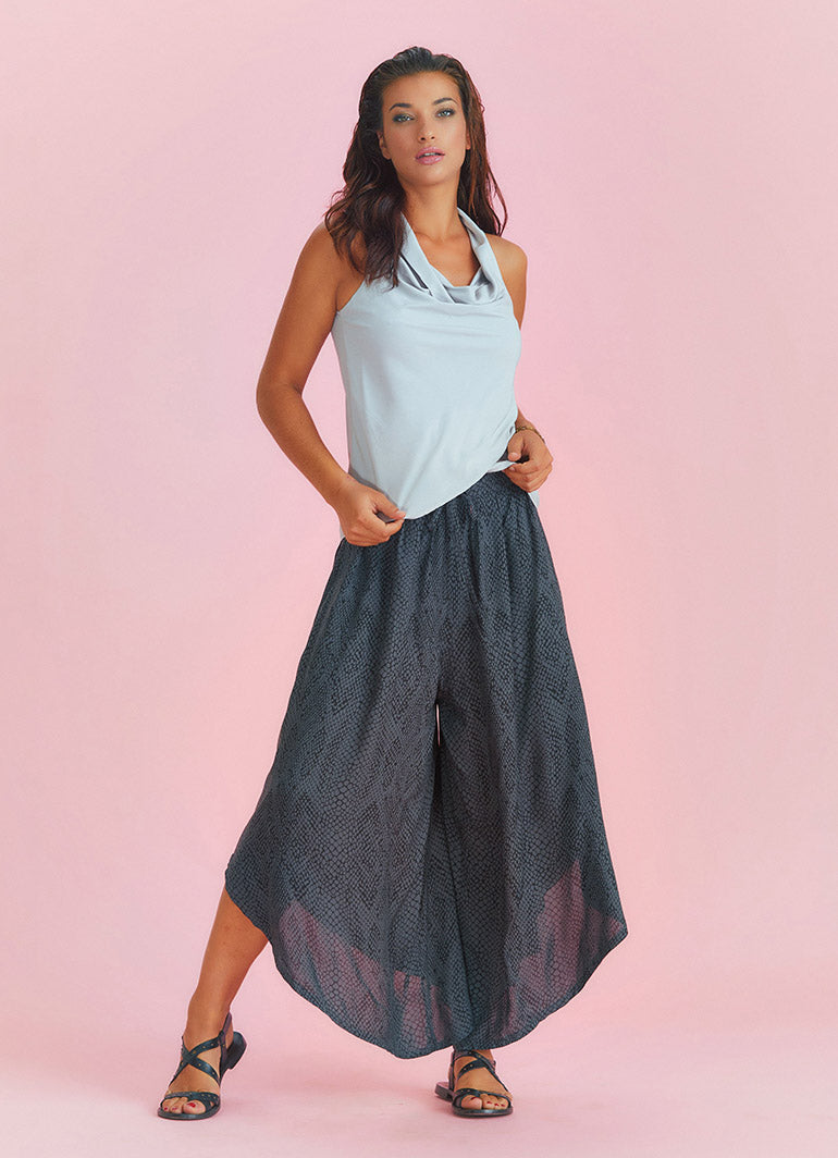Bohemian Stylish Authentic Degaje Neck Blouse