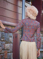 Asymmetrical Hem Detail Hippie Style Long Skirt