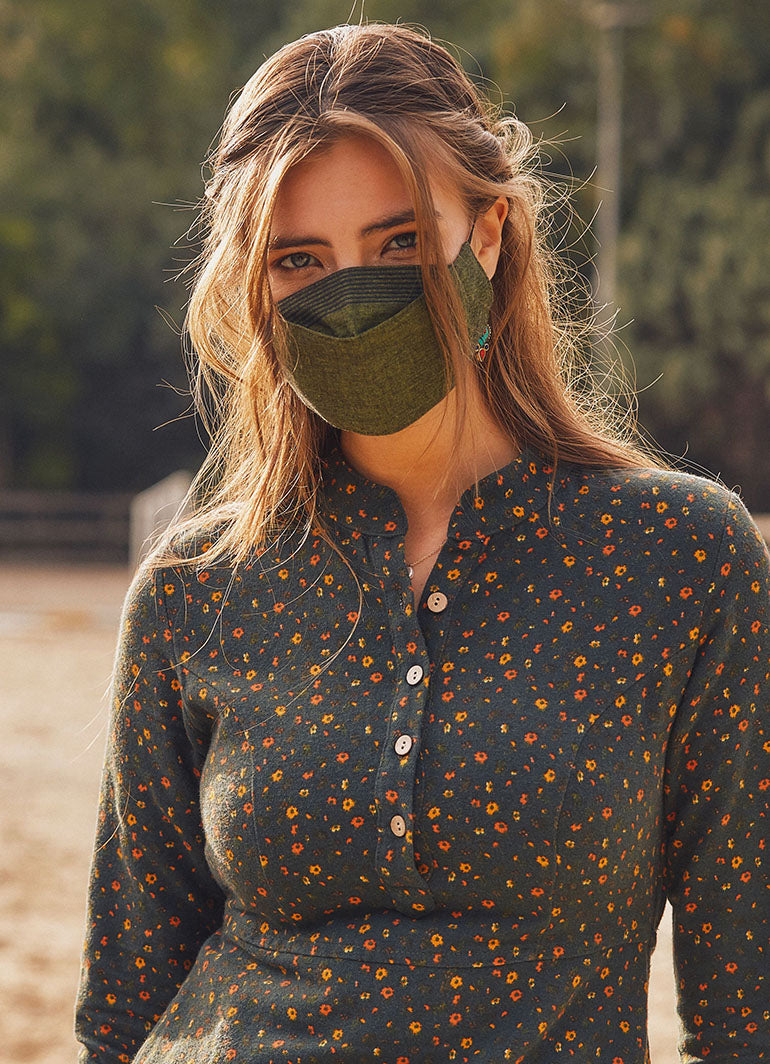 Double Layer Cotton Mask Mixed 3 (3 Pieces Set )