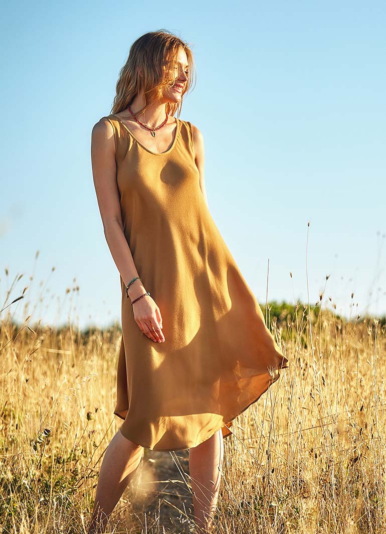 Wholesale Boho Scoop Neck Summer Dress