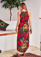 Boho Wholesale Summer Halter Neck Dress