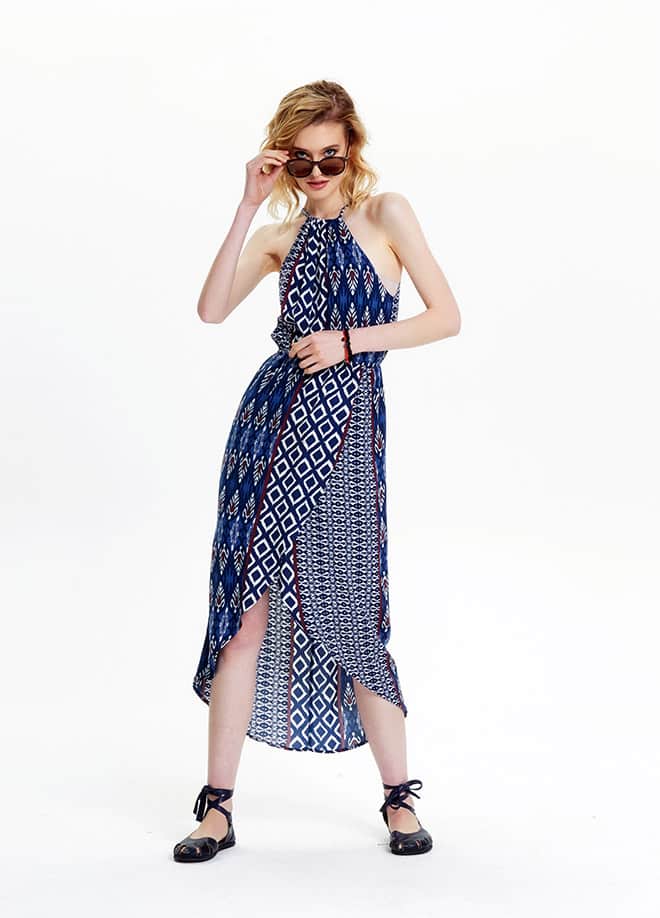 Halter Neck Dress  - E49bluepatch