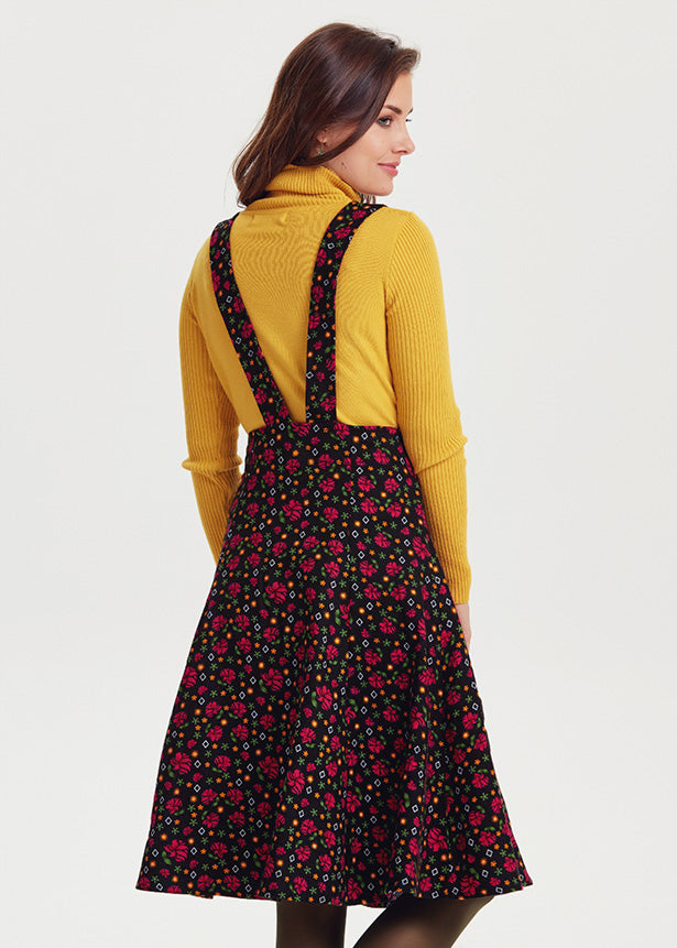 Wholesale Boho Authentic Floral Jumper Dress