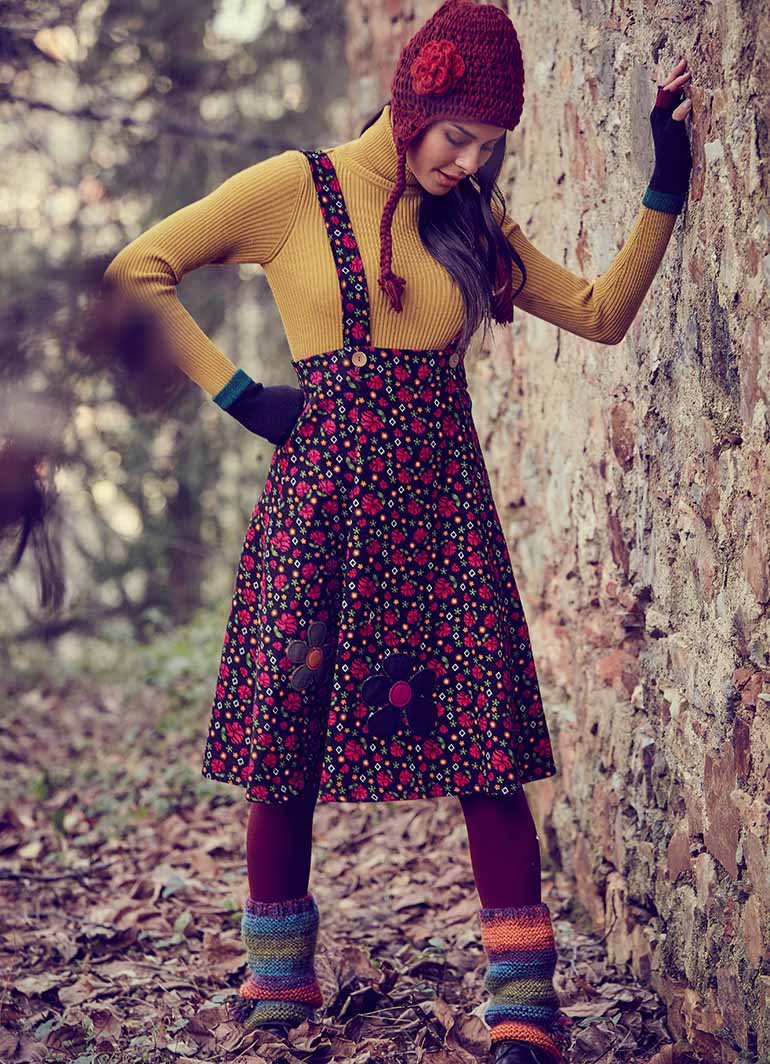 Wholesale Boho Authentic Floral Jumper Dress