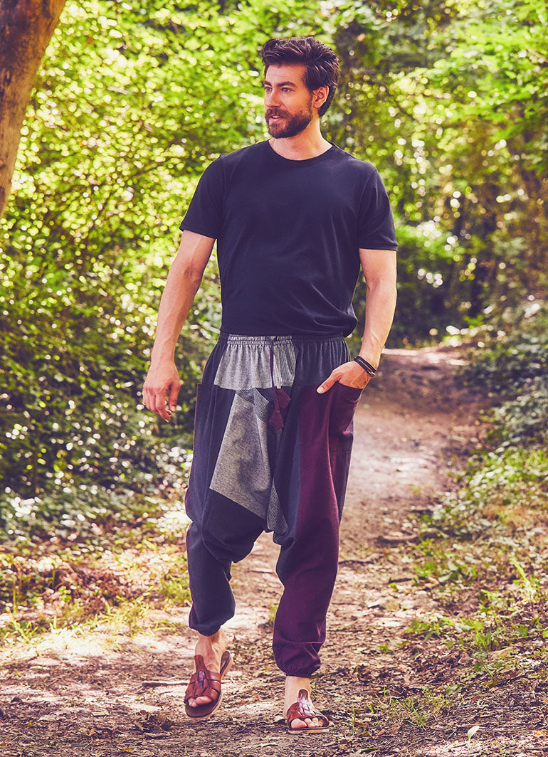 Men's Claret Red Trousers