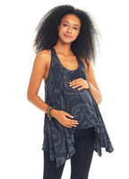 Halter Neck Loose Fit Paisley Maternity Top