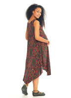 Scoop Neck Loose Fit Maternity Midi Dress