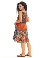 Front Pocket Detail Double Layer Maternity Summer Dress