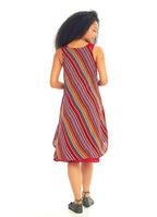 Double Layered Striped Maternity Sundress