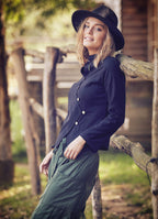 Asymmetric Front Slim Cut Long Sleeve Black Shirt