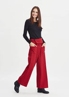 Adjustable Tie Waist Pocket Detailed Fisherman Yoga Pants