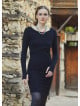 Black Thumb Hole Short  Winter Dress