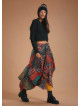 Gypsy Style Ethnic Print Cotton Long Skirt