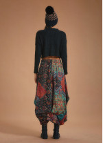 Gypsy Style Ethnic Print Cotton Long Skirt