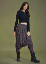 Elastic Waist and Leg Winter Harem Pants