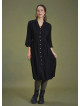 Black Paisley Winter Shirt Dress