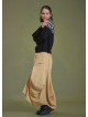 Asymmetrical Hem Detail Hippie Style Long Skirt