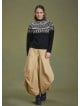 Asymmetrical Hem Detail Hippie Style Long Skirt