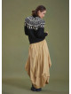 Asymmetrical Hem Detail Hippie Style Long Skirt