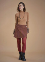 Winter Brown Turtleneck Sweater