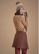 Winter Brown Turtleneck Sweater