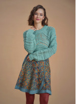 Authentic Patterned Short Wrap Skirt