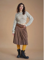 Hole Neck Authentic Cream Knitwear