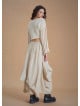 Asymmetrical Hem Detail Hippie Style Cotton Long Skirt