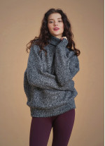 Bohemian Style Knitted Women's Smoke Sweater