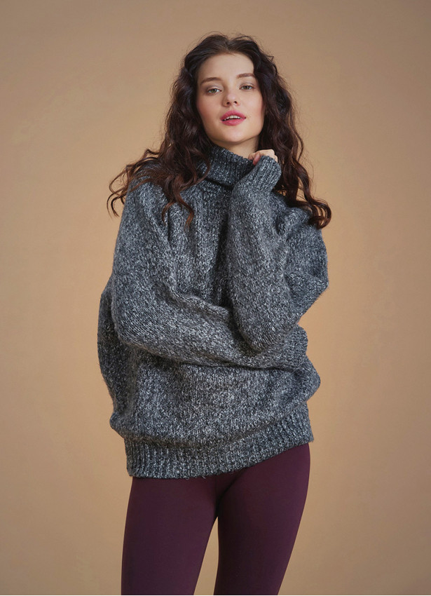 Bohemian Style Knitted Women's Smoke Sweater