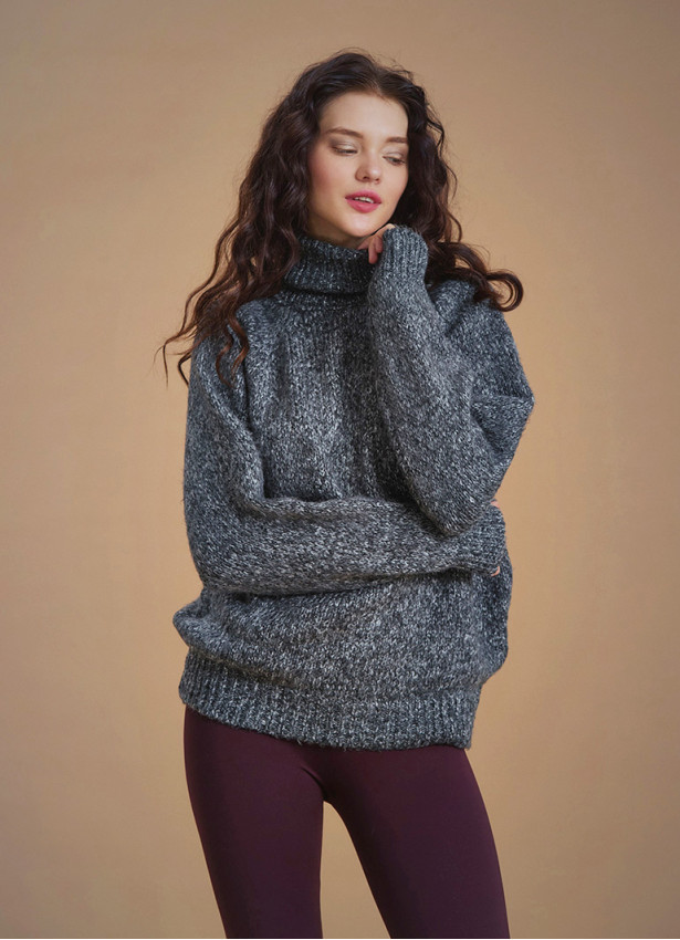 Bohemian Style Knitted Women's Smoke Sweater