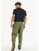 Comfortable Cut Khaki Mens Trousers With Elastic Waist