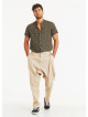 Bohemian Cotton Cream Mens Harem Pants